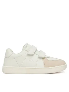 Calvin Klein Jeans Sneakersy Low Cut Velcro Sneaker V1X9-82075-1269 S Biały - Buty dla chłopców - miniaturka - grafika 1