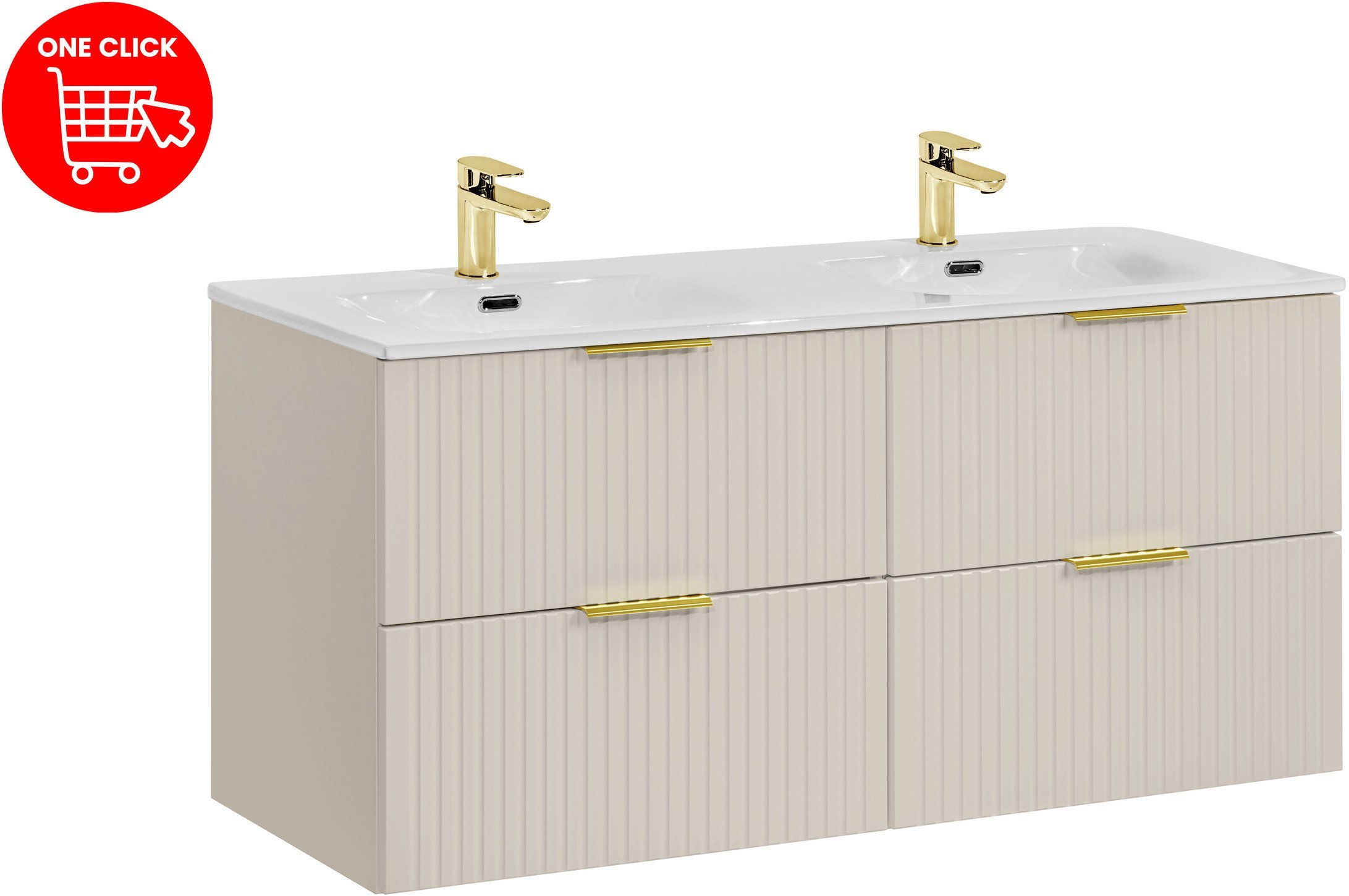 Zestaw meblowy 120cm z umywalką meblową SKY