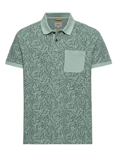 Camel Active Koszulka polo w kolorze zielonym - Koszulki męskie - miniaturka - grafika 1