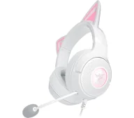 Słuchawki - RAZER Kraken Kitty V2 Biały - miniaturka - grafika 1