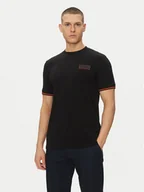 Koszulki męskie - KARL LAGERFELD T-Shirt 755020 552221 Czarny Regular Fit - miniaturka - grafika 1