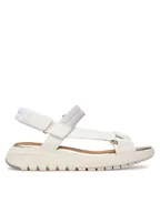 Sandały damskie - Geox Sandały D Flextride S D65BSD 05415 C1236 Biały - miniaturka - grafika 1