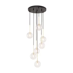 Lampa wisząca do salonu, przezroczyste klosze TK 5362 z serii NILOS - Lampy sufitowe - miniaturka - grafika 4