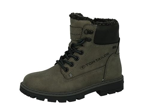 Tom Tailor Kids Chłopięce 4270350003 modne kozaki, szary, 26 EU