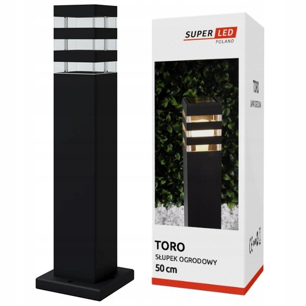 Lampa ogrodowa stojąca LED E27 50 cm Słupek ogrodowy model 2025 SuperLED