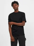 Koszulki męskie - Jack&Jones T-Shirt Bradley 12249319 Czarny Regular Fit - miniaturka - grafika 1