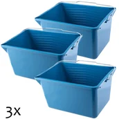 Wiadra i kastry budowlane - Wiadro malarskie Carda 12L, niebieskie 3 szt. - miniaturka - grafika 1
