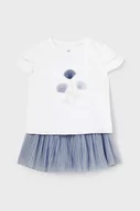 Dresy i komplety dla dziewczynek - Mayoral komplet niemowlęcy kolor niebieski - miniaturka - grafika 1