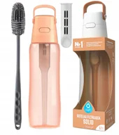 Butelki filtrujące - Dafi Solid butelka filtrująca brzoskwiniowa Peach fuzz 0,7l + szczoteczka - miniaturka - grafika 1
