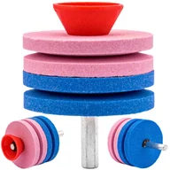 Akcesoria do urządzeń ogrodniczych - Ostrzałka do noży kosiarek podwójna na wiertarkę/wkrętarkę - miniaturka - grafika 1