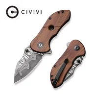 Noże - Nóż składany Civivi Gordo Guibourtia Wood, Damascus by Peter Carey (C22018C-DS1) - miniaturka - grafika 1