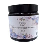 Świece - Świeczka Sojowa Ręcznie Robiona Piwonia Piżmo. Słoiczek 120 ml - miniaturka - grafika 1