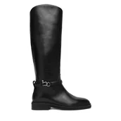 Kozaki damskie - Oficerki GINO ROSSI CEO-BERO-V2000-128-1 Czarny - miniaturka - grafika 1