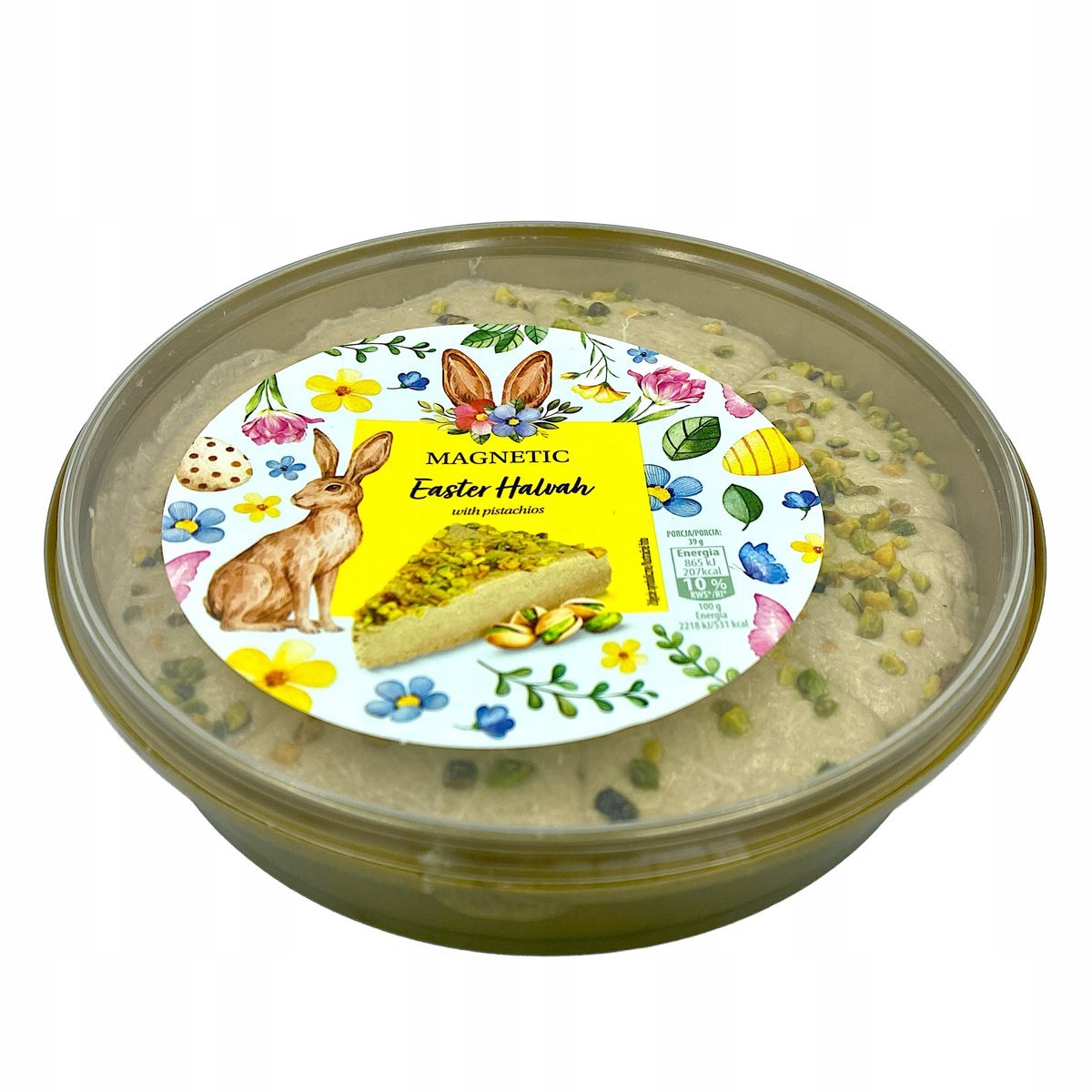 Magnetic Torcik Chałwowy Sezamowy z Kawałkami Pistacji 350g
