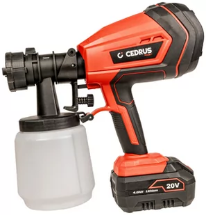 CEDRUS SP1000Li AGREGAT PISTOLET MALARSKI AKUMULATOROWY KOMPRESOR DO MALOWANIA NATRYSKOWEGO CEDSP1000LI 20V POWER+ OFICJALNY DYSTRYBUTOR - AUTORYZOWANY DEALER CEDRUS - Pistolety malarskie - miniaturka - grafika 10