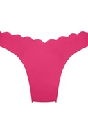 Stroje kąpielowe - Hunkemöller Majtki Bikini Wysoko Krojona Scallop Różowy - miniaturka - grafika 1