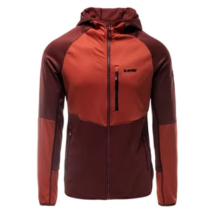 Męska Bluza HI-TEC CAMIL M000150158 – Bordowy - Bluzy sportowe męskie - miniaturka - grafika 1