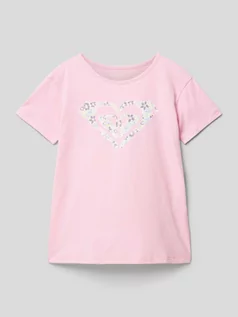Koszulki dla dziewczynek - T-shirt z nadrukiem z motywem model ‘DAY AND NIGHT’ - grafika 1