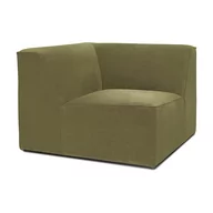 Meble modułowe i akcesoria - Zielony narożny moduł sztruksowej sofy Scandic Sting - miniaturka - grafika 1