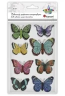 Zabawki kreatywne - Dekoracje samoprzylepne papierowe 3D motyle 8szt - miniaturka - grafika 1