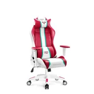Fotele gamingowe - Diablo Chairs X-One 2.0 Normal Size biało-czerwony 28,87 zł - miniaturka - grafika 1