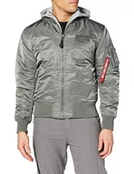 Kurtki męskie - ALPHA INDUSTRIES Męska kurtka bomberka MA-1 D-Tec, zielona vintage, XL, Vintage Green, XL - miniaturka - grafika 1