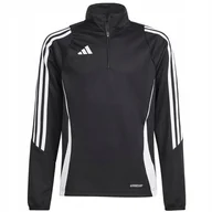 Bluzy damskie - Bluza adidas TIRO 24 Training Top IJ9952 czarny 140 cm - miniaturka - grafika 1