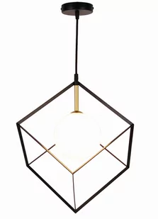 Candellux Lampa Wisząca Weert 1 Czarny Złoty 120X20X20 50101046 - Lampy sufitowe - miniaturka - grafika 1