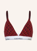 Biustonosze - Calvin Klein Biustonosz Trójkątny Icon Cotton Modal rot - miniaturka - grafika 1