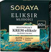 Kremy do twarzy - Soraya Eliksir Młodości 60+ regenerujący krem-eliksir na dzień i na noc 50ml 109289-uniw - miniaturka - grafika 1