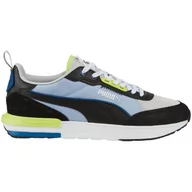 Buty sportowe męskie - Buty Puma R22 Blue M 383462 11 czarne niebieskie szare wielokolorowe - miniaturka - grafika 1