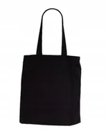 Torby i wózki na zakupy - Torba bawełniana C12 100% bawełna Czarny r. U - miniaturka - grafika 1