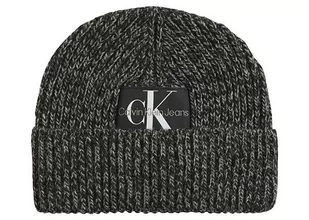 Calvin Klein Jeans Czapka K50K509902 one size Oversize Label Beanie - Czapki męskie - miniaturka - grafika 1
