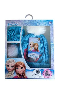 Czapka dziecięca Disney Frozen z pomponem zimowa - Czapki i chusty sportowe męskie - miniaturka - grafika 1
