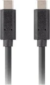 Kable USB - Kabel USB Lanberg LANBERG Kabel USB-C M/M 3.2 Gen2 1m 10Gb/s PD100W - miniaturka - grafika 1