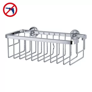 tesa TESA roztwór aluxx kosz pod prysznic (aluminium, chromowany, nierdzewny, w zestawie, głębokie dno, 92 MM X 250 MM X 125 MM) - Akcesoria łazienkowe - miniaturka - grafika 1