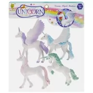Figurki dla dzieci - Konik Jednorożec op.4 szt.  MEGA CREATIVE 524451 - miniaturka - grafika 1