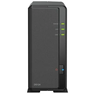 Serwer plików SYNOLOGY DiskStation DS124 6TB, 1GB RAM - Serwery plików NAS i macierze dyskowe - miniaturka - grafika 1
