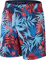 Kąpielówki męskie - Speedo Męskie szorty Speedo PRINT REDONDO EDGE VOLLEY 17" 410 peacoat/print rozmiar L - miniaturka - grafika 1