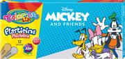 Masy plastyczne - Colorino PATIO Plastelina Kids 12 kolorów Mickey - miniaturka - grafika 1