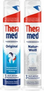 Pasta Theramed Original 100ml + Pasta Theramed Natur Weiss 100ml - Pasty do zębów - miniaturka - grafika 1