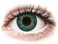 Soczewki kontaktowe - FreshLook ColorBlends Turquoise - korekcyjne (2 soczewki) - miniaturka - grafika 1