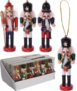 Lumarko Dziadek Do Orzechów 12cm Zestaw 3 Szt - Ozdoby bożonarodzeniowe - miniaturka - grafika 1