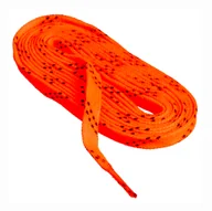 Akcesoria obuwnicze - Woskowane sznurowadła hokejowe Sportstape  70N Double Tracer Waxed Lace Orange  274 cm - miniaturka - grafika 1