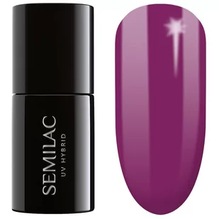 Semilac UV Hybrid lakier hybrydowy 012 Pink Cherry 7ml - Lakiery hybrydowe - miniaturka - grafika 1