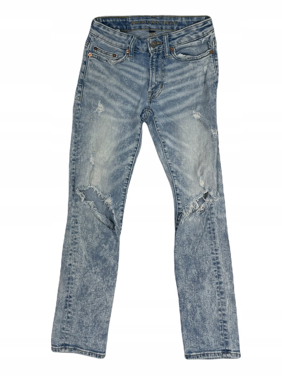 Spodnie Jeansy damskie rurki AMERICAN EAGLE 26/28