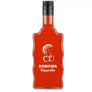 Butelka na wiśniówkę z nadrukiem - Fala 500ml - Domowy wyrób alkoholu - miniaturka - grafika 1