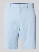 Spodenki męskie - Bermudy o kroju regular fit z mieszanki bawełny - miniaturka - grafika 1