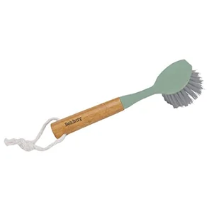 Beldray LA029036GRNEU7 Okragla szczotka do naczyn, mocna i trwala, z nowego i pochodzacego z recyklingu plastiku, bambus z certyfikatem FSC®, kolekcja Eco Range, oszczednosc tworzywa, zielona - Odkurzacze przemysłowe - miniaturka - grafika 1