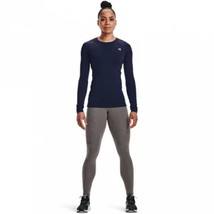 Damskie legginsy treningowe Under Armour UA Cg Authentics Legging - szare - Legginsy - miniaturka - grafika 1